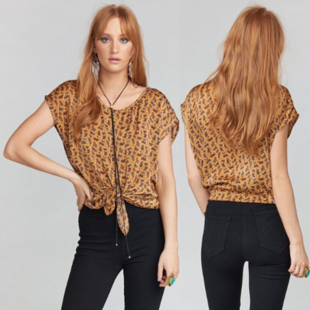 NWT Show Me Your Mumu Katrina Top | Paisley | Size S